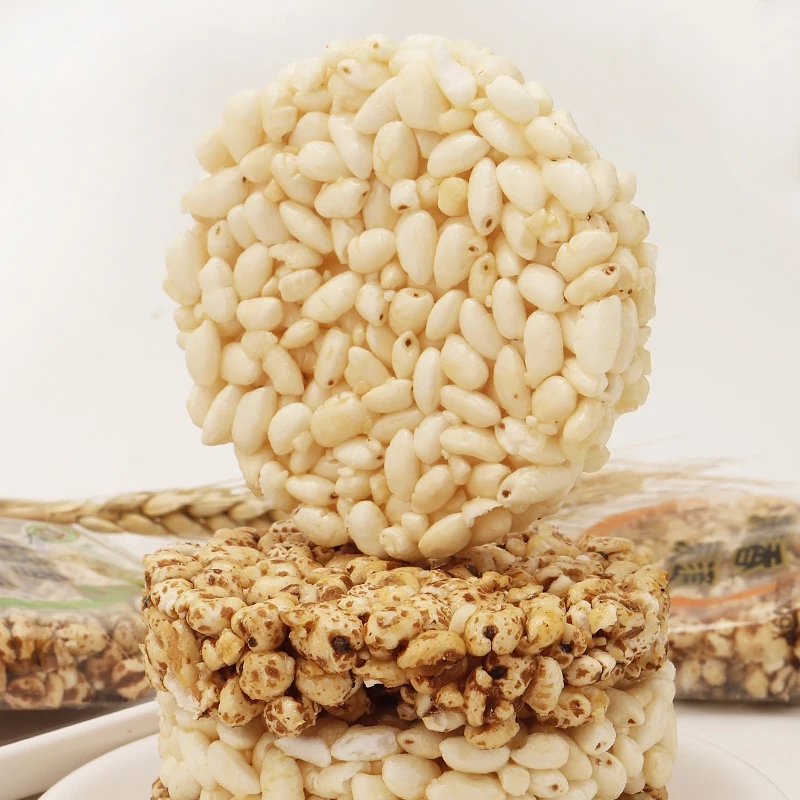 Uncle Pop Highland Barley Wheat/Rice Biscuits 米老头青稞米饼/麦饼 400g - Image 2